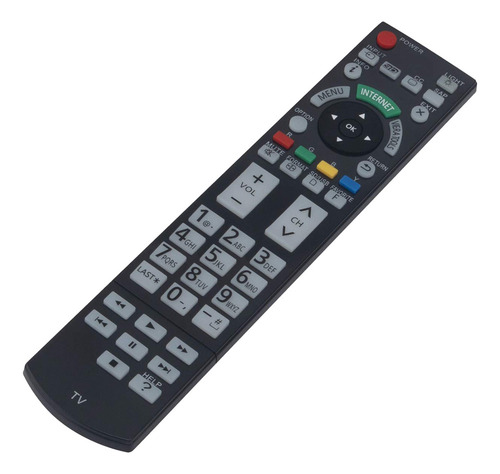 Substitua O Controle Remoto N2qayb000703 Para Panasonic Tc-l