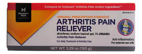 AnaLGésico Para Artritis, Similar Al Voltaren. Importado Usa