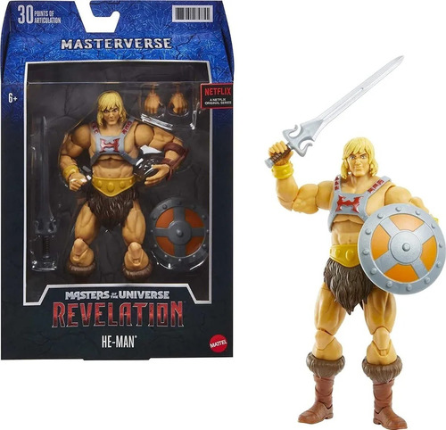  He Man Masters Of Universe Masterverse Figura Lujo Mattel