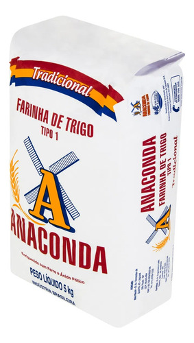 Farinha De Trigo Tipo 1 Pacote 1kg - Anaconda