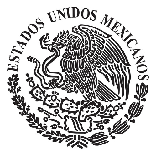 Estados Unidos Mexicanos - Calcomanía De Vinilo Bander...