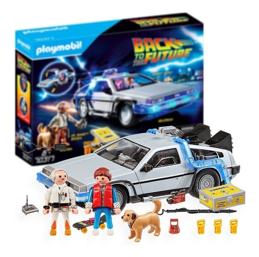Delorean Playmobil Back To The Future Coche Del Futuro Playmobil