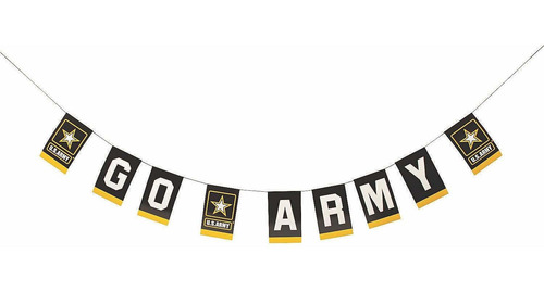 Banderin Banderine Us Army Go Decoracion Fiesta 1 Pieza