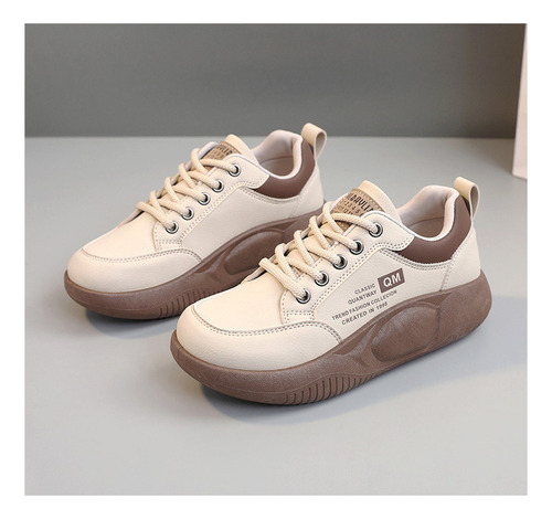 ) Zapatillas Informales Con Suela Gruesa Y Zapatos Con