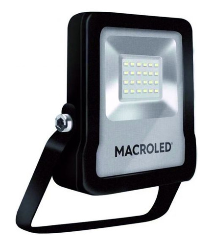 Reflector Led Smd 20w Ip65 Macroled Color de la carcasa Negro Color de la luz Blanco cálido 220V