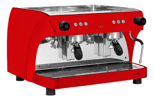 Cafetera Ruby Pro 2 Grupos Color Rojo