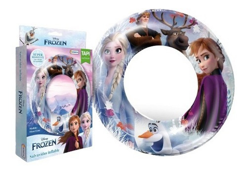 Salvavidas Inflable Tapimovil Princesas Frozen 55cm X22cm