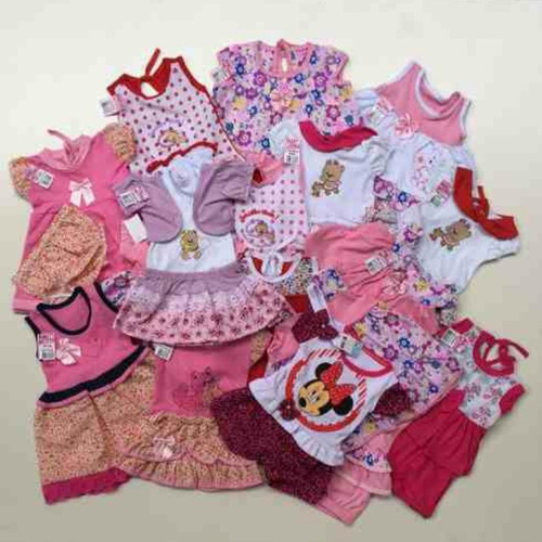 Roupas Bebê Feminino Infantil Menina Kit 10 Conjunto Atacado