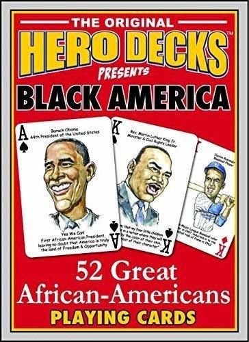 Naipes De Poker Black America 52 Grandes Afroamericanos  Npk