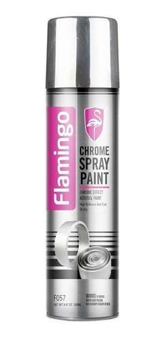 Pintura Aerosol Spray Cromo Chrome Flamingo 330ml