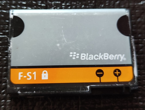 Bateria Blackberry F-s1, 1270mah 4.7wh Es De Uso Funcionando
