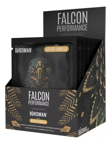 Proteina Fitness Birdman Falcon Perf Golden Vainilla 10 Pz