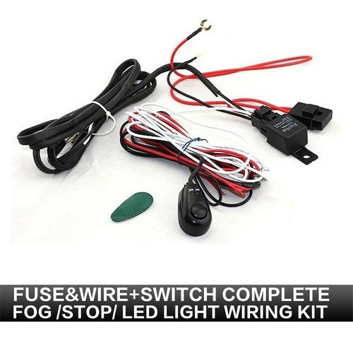 Arnes Instalacion Cable Relay Interruptor Faros Barras Led