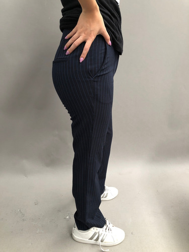 Pantalón Mango Color Azul Xs (Usado)