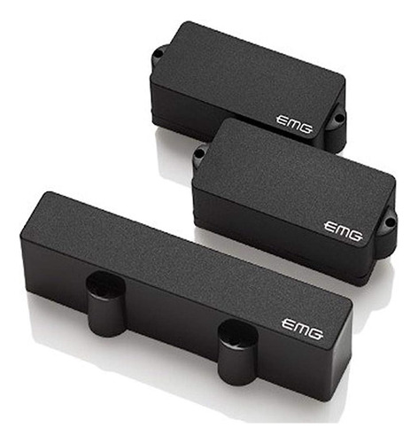 Emg Pj Active Bass Guitar Pickup Set, Negro