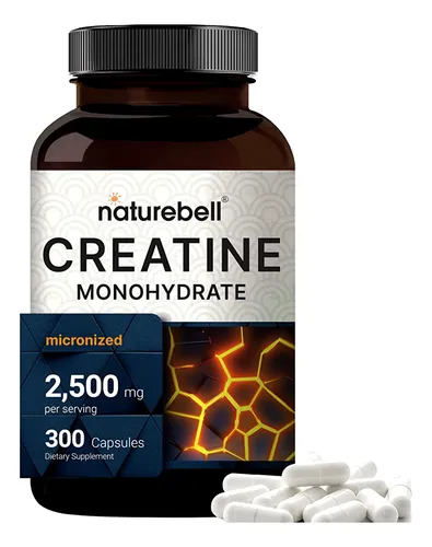 Creatina Monohidrato 2500mg Cápsulas, 300 Count Micronized U