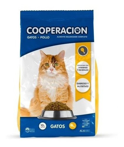 Cooperacion Gato Adulto 10 Kg Pollo- Guau Yeah 