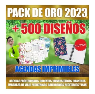 Kit Agendas Imprimibles 2023 Diseños Editables Ppt Y Pdf