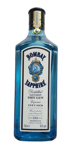 Gin Bombay Sapphire Destilado Importado De Londres 750ml 