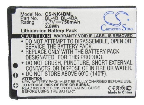 Bateria Para Nokia Bl-4b Bl-4ba 7370 7373 7500 7500 N76