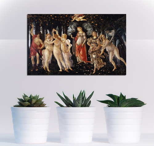 Vinilo Decorativo 50x75cm Sandro Botticelli La Prima