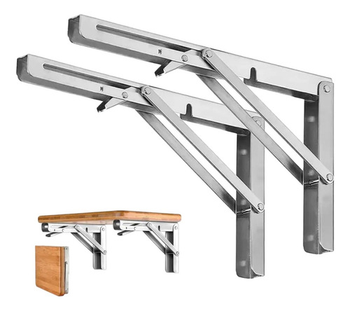 Soporte Plegable Triangular Tipo K De Acero Inoxidable
