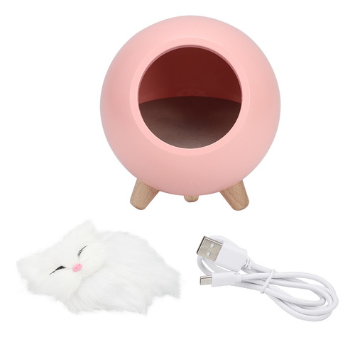 Lindo Gato Luz De Noche Pequeña Casa De Mascotas Led