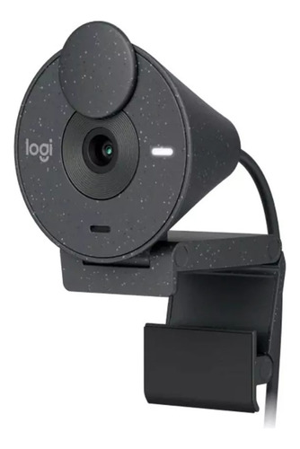 Camara Logitech Brio 300 Fhd 1080p Usb C Black