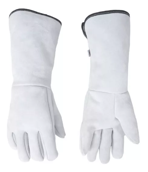  Guantes Para Soldador 23 Cm Con Forro Interno