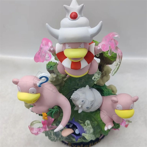 Figura Anime Pokemon Evoluciones De Slowpoke Colección Led