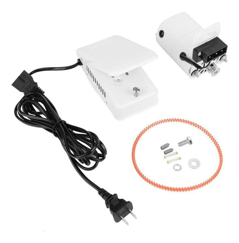 Motor completo para máquina de coser doméstica, 110 V, blanco