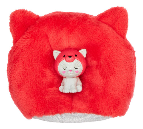 Barbie Cutie Reveal Muñeca Gatito Disfrazado De Panda Rojo
