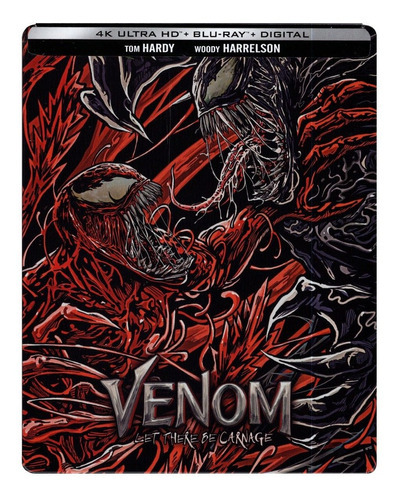 Venom Carnage Liberado Steelbook Pelicula 4k Ultra Hd+bluray