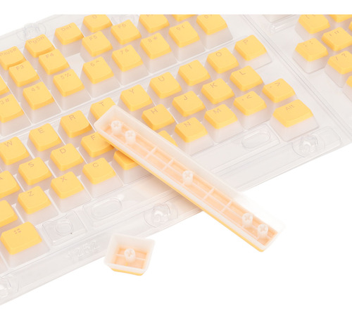 Teclas Pbt Pudding, 129 Teclas, Translúcidas, Altura Oem