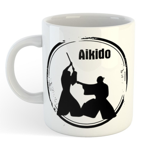 Taza De Plastico Aikido Artes Marciales Judo Logo Deporte M9
