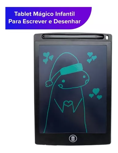 Tablet de Escrever LCD Infantil, Quadro Mágico, Placa de Desenho