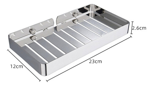 . Suporte Para Sabonete Para Serviço Pesado 23x12x2.6cm