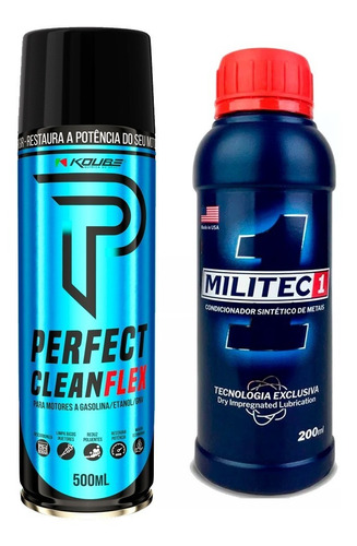 Kit Koube Perfect Clean Gasolina/flex + Militec