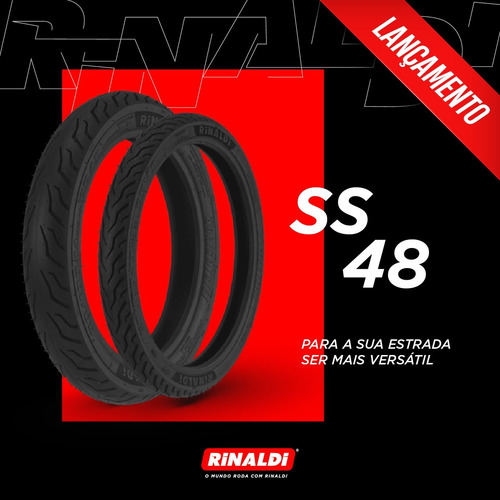 Par Pneus Rinaldi Ss48 City 90/90-18 + 2.75-18 Uso S/camara