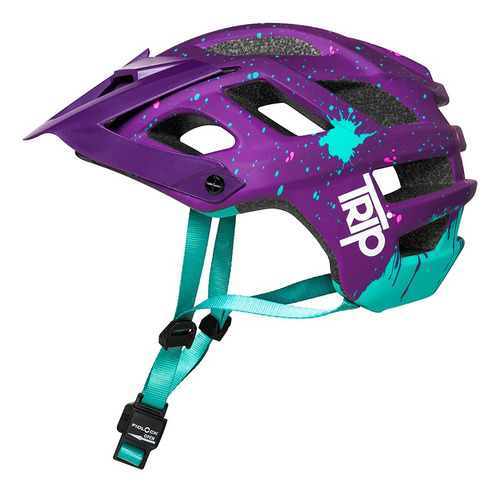 Casco Trip Enduro Euphoria Purple/blue S/m