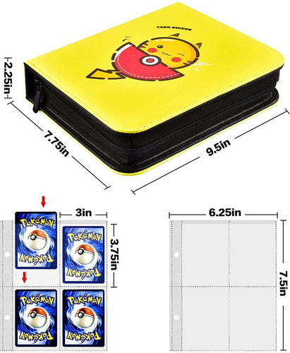 Imagen 2 de 6 de Carpeta Para 440 Tarjetas Coleccionables, Pokémon