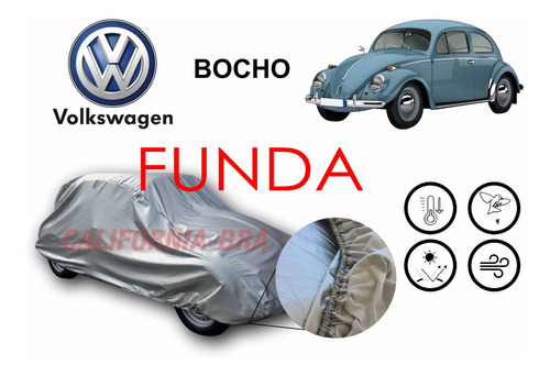 Funda Cubierta Lona Cubre Vw Bocho Vocho 1962 Al 1965