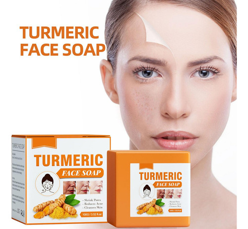 Xj Turmeric Bar Soap, Lemon Turmeric Soap Bar, Turmeric