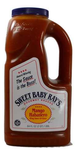Sweet Baby Ray's Salsas Gourmet Mango Habanero Wing Sauces,
