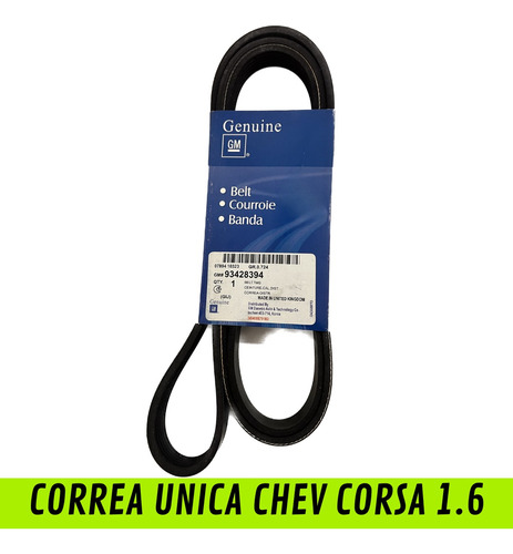 Correa Unica Chev Corsa Original 