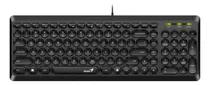 Comprar Teclado Genius Slimstar Q200 Usb Multimedia Black