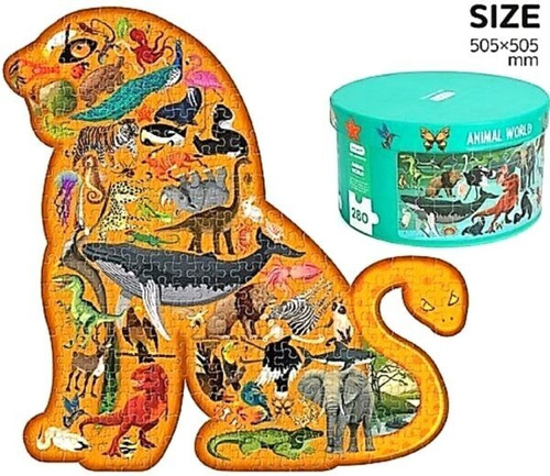 Rompecabezas Mundo Animal Puzzle 280 Piezas Juego Didáctico