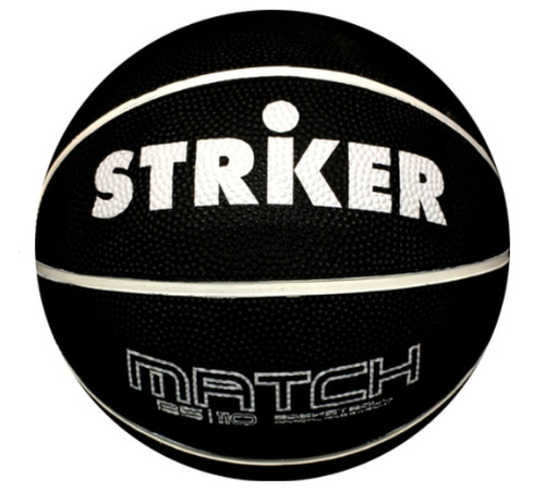 Pelota de básquet Striker Match nº 5 color negro para recreativo de interior