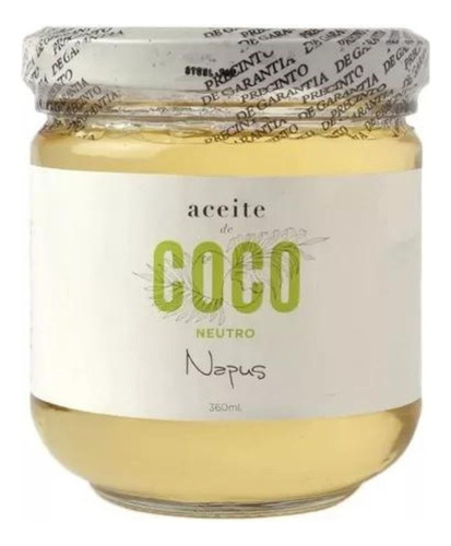 Dos (2) Aceites De Coco Neutro Napus X 360 Neutro O Refinado