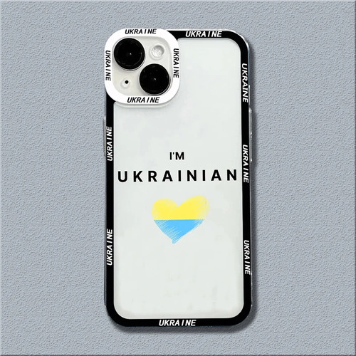 Funda De Teléfono Con La Insignia De La Bandera De Ucrania P